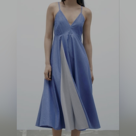 Zara Dresses & Skirts - ZARA blue dress size s